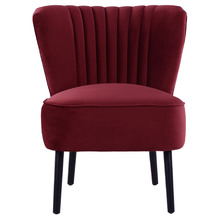 Linden Velvet Slipper Chair